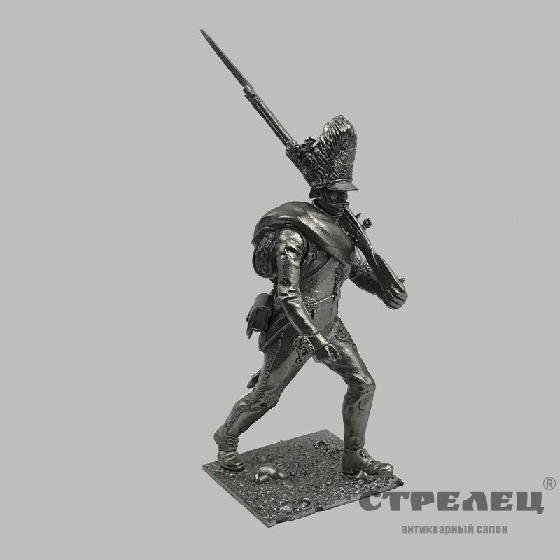 картинка оловянный солдатик «рядовой на марше» австро-венгрия 1805 - 1814 гг.