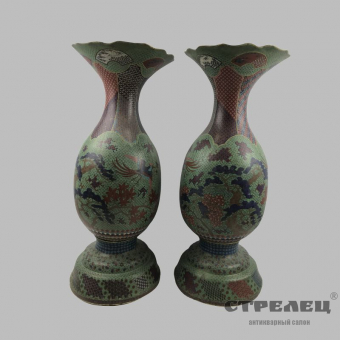 картинка японские вазы, 19 век