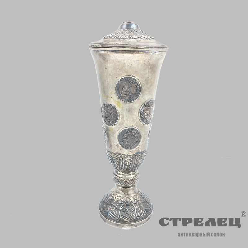 картинка — кубок серебряный, наградной. будапешт 1908 год