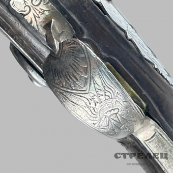 картинка — мушкетон европейский украшенный с кремнёвым замком