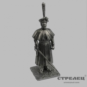 картинка оловянный солдатик «обер-офицер в строю - на караул!», русская армия