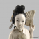 картинка Статуэтка из кости «Девушка с подсолнухом». Китай  