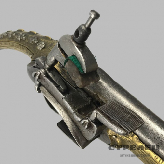 картинка кремнёвый пистолет. османская империя, конец 18 века