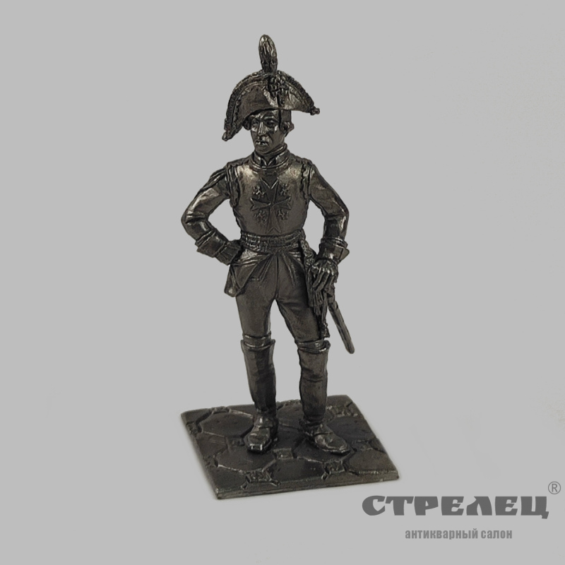 картинка — оловянный солдатик «офицер русского кавалергардского полка, 1799-1801 гг.»