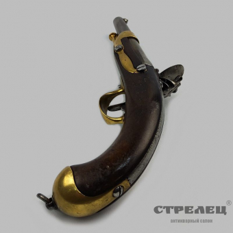 картинка — пистолет кремнёвый французский морской, модель 1822-bis