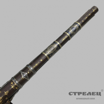 картинка Пистолет кавказский кремневый, серебро, золото, 19 век 