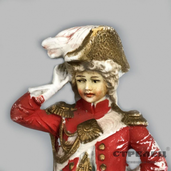 картинка фарфоровая статуэтка «молодой офицер». европа