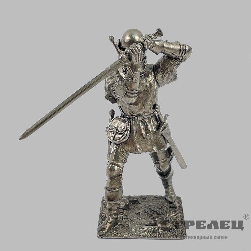 картинка — оловянный солдатик «европейская пехота, конец 15 века. умелый солдат»