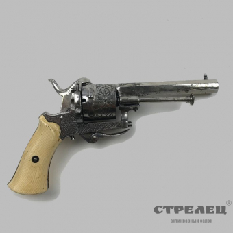 картинка револьвер шпилечный системы лефоше 1850-х годов