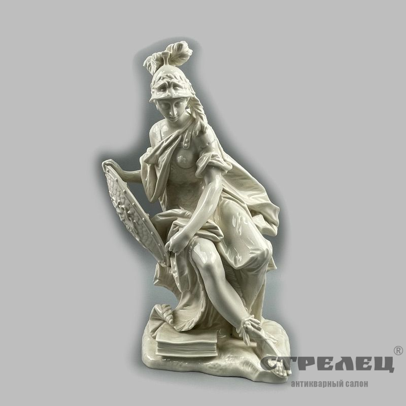 картинка фарфоровая статуэтка «афина паллада». европа