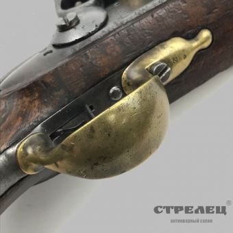 картинка —  пистолет кремневый, французский, 1813 год