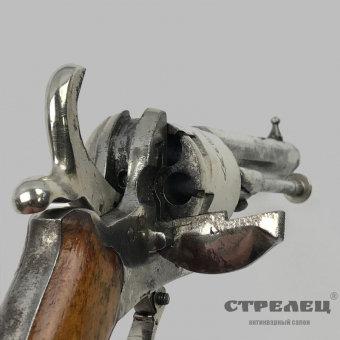 картинка револьвер шпилечный бельгийский системы лефоше 1878 г.