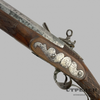 картинка — ружьё кремневое, охотничье. испания, середина 18 века