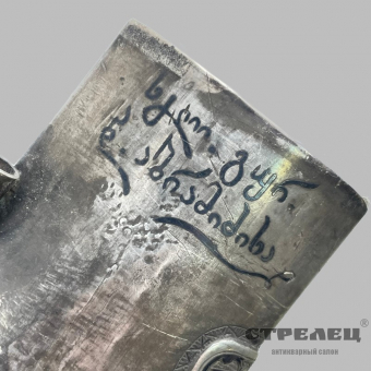 картинка — кинжал кавказский «кама» в серебре 84 п. начало 20 века