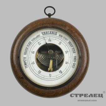 картинка барометр-анероид, старинный. европа