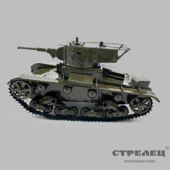 картинка — модель танка т-26. ссср, первая половина 20 века
