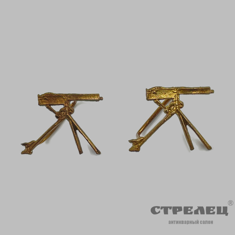 картинка — cпециальные знаки на погоны пулеметных команд. россия
