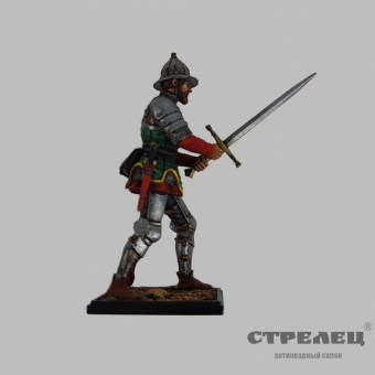 картинка — оловянный солдатик «наёмник, конца 15 века»