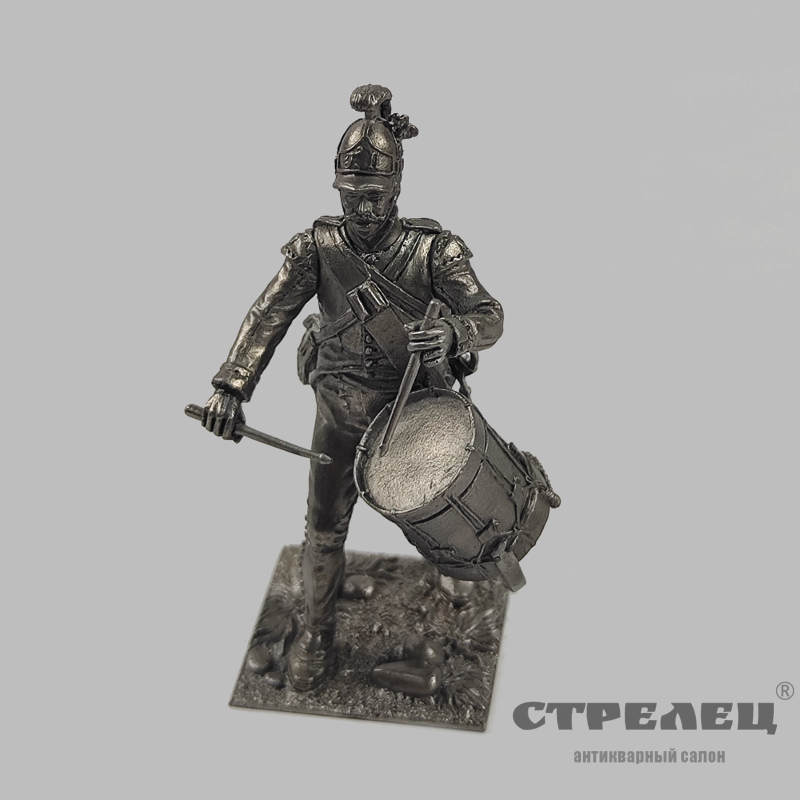 картинка — оловянный солдатик «барабанщик фузелёрной роты. австро-венгрия»