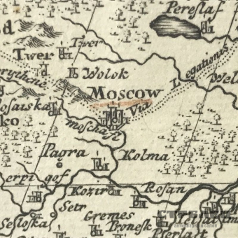 картинка карта российской империи 1720-е годы