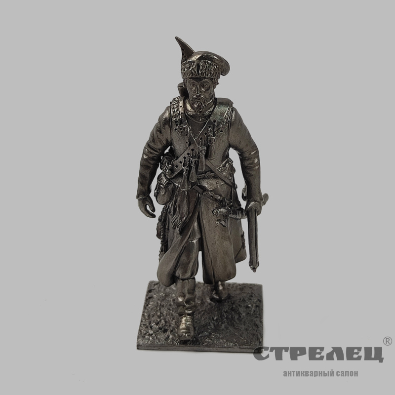 картинка — оловянный солдатик «мушкетёр выборных полков русского солдатского строя»