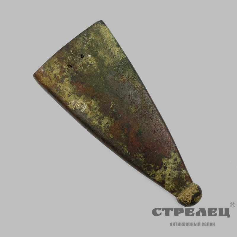 картинка — наконечник от ножен русского пехотного тесака