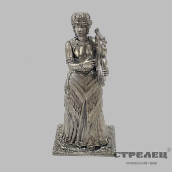 картинка — оловянная миниатюра «киферея, жрица храма афродиты»