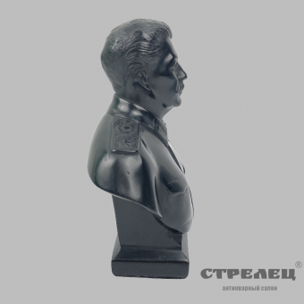 картинка — статуэтка «бюст и.в. сталина», шумгит. ссср, середина 20 века