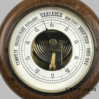 картинка барометр-анероид, старинный. европа