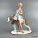 картинка фарфоровая статуэтка «девушка с собакой». bavaria 