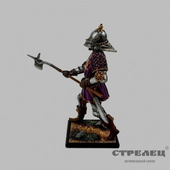 картинка — оловянный солдатик «алебардист 15 века, европа»