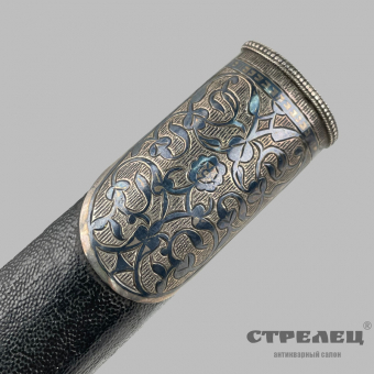 картинка — нож кавказский в серебре