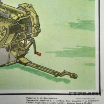 Картинка — плакат «зенитная пулемётная установка водопьянова и рачинского»