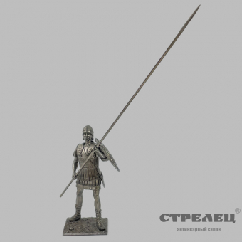 картинка — оловянный солдатик «фалангист задних рядов, 3-4 век до н.э.»