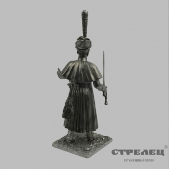 картинка оловянный солдатик «обер-офицер в строю - командующий атакой»