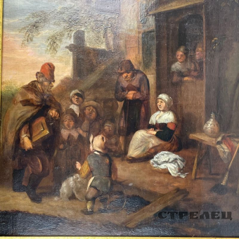картинка — картина в раме. европа, середина 19 века