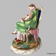 Картинка фарфоровая статуэтка «спящая на стуле» а. попов, 1860 год