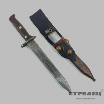 картинка — нож переделка из штык-ножа. северная африка, середина 20 века