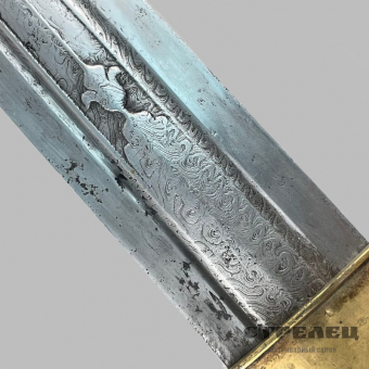 картинка — кинжал кавказский, булатная сталь, 19 век