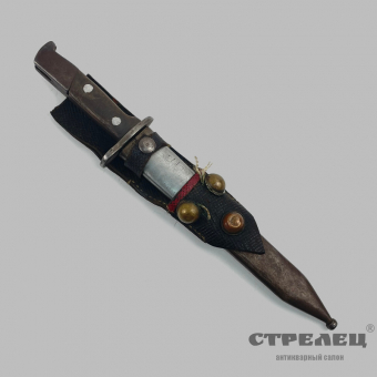 картинка — нож переделка из штык-ножа. северная африка, середина 20 века
