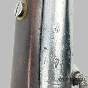картинка — пистолет английский, капсюльный, морской, 1879 год
