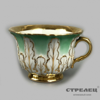 картинка — чайная пара. фарфор. cf. 1850 гг.