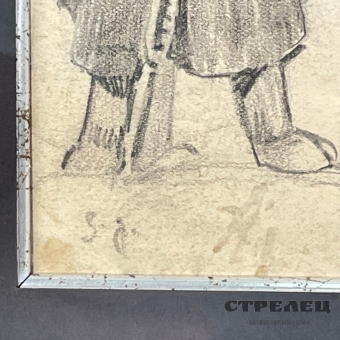 картинка — эскиз ладо гудиашвили «эпизод гражданской войны»