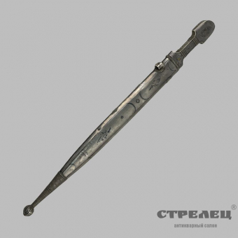 картинка — кавказский кинжал «кама» в серебре