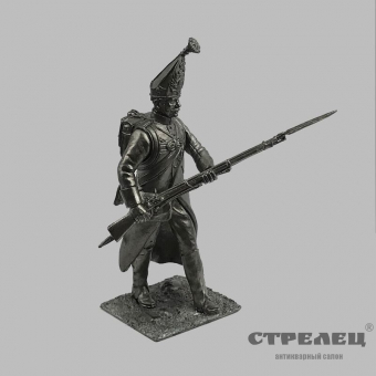 картинка оловянный солдатик «в атакующем строю» русская армия 1812-14 гг.