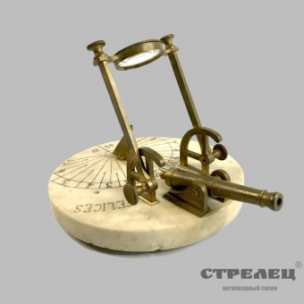 картинка Сигнальная полуденная пушка с солнечными часами, 1850 - 70 годы 