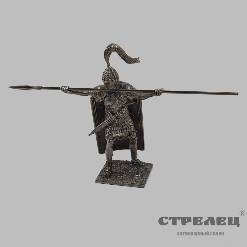 картинка — оловянный солдатик «сарпедон в поединке с патроклом»