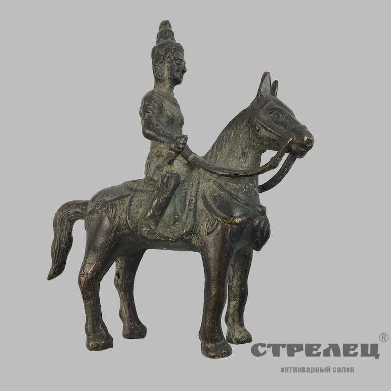 картинка Бронзовая статуэтка «Всадник». Тибет
