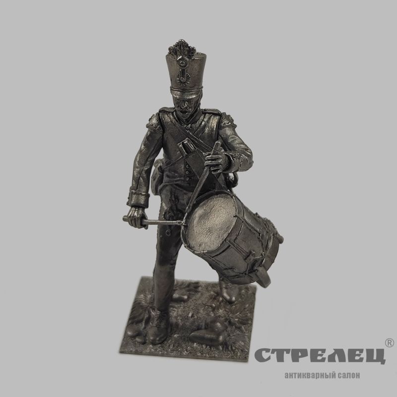 картинка — оловянный солдатик «барабанщик фузелёрной роты венгерских полков»