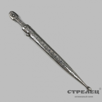 картинка кавказский кинжал в серебре, начало 20 века